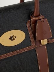 Mulberry Black-Cognac Bayswater Scotchgrain Bag - Image 4 of 4