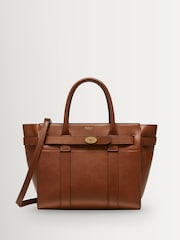 Mulberry Oak Small Zipped Bayswater Two Tone Bag - Image 1 of 9