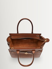 Mulberry Oak Small Zipped Bayswater Two Tone Bag - Image 6 of 9