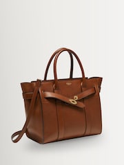 Mulberry Oak Small Zipped Bayswater Two Tone Bag - Image 7 of 9