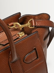 Mulberry Oak Small Zipped Bayswater Two Tone Bag - Image 9 of 9