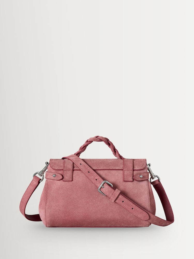 Mulberry Pink Scrumpy Mini Alexa Heavy Grain Bright Bag - Image 2 of 6