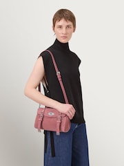Mulberry Pink Scrumpy Mini Alexa Heavy Grain Bright Bag - Image 6 of 6