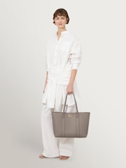 Mulberry Cashmere Taupe Bayswater Small Classic Grain Tote - Image 1 of 6