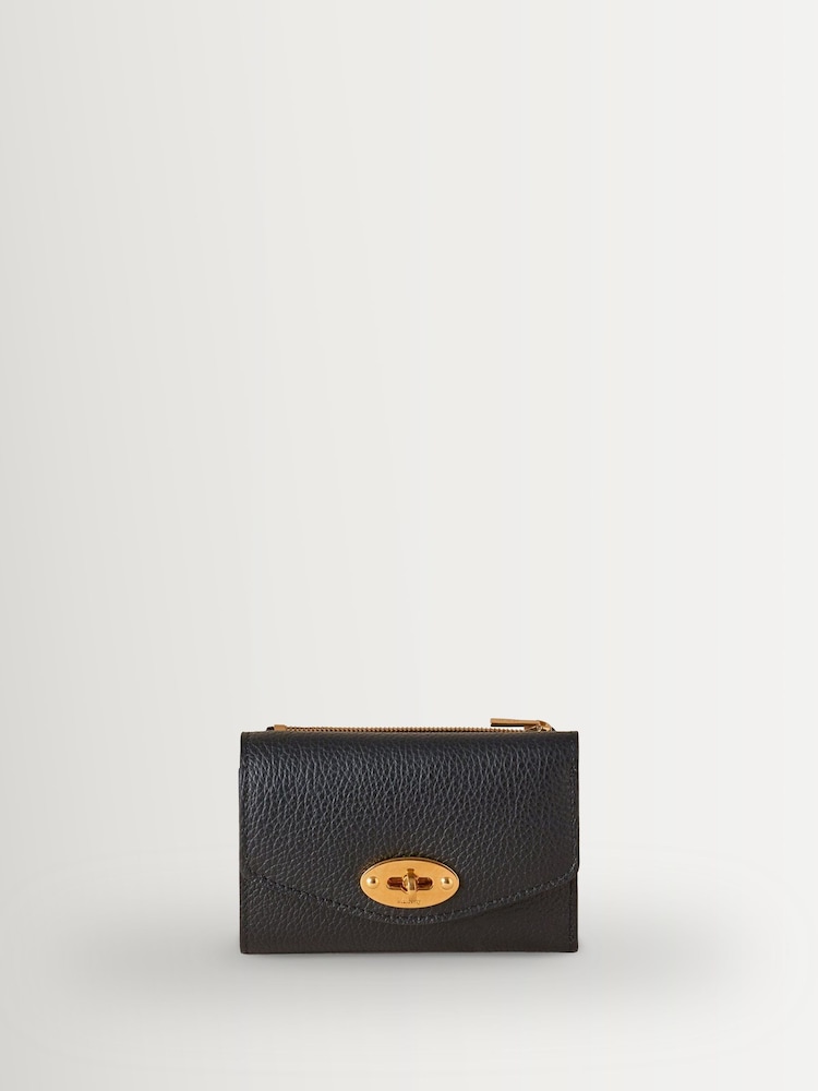 Mulberry Black Darley Folded Multi-Card Wallet - Image 1 of 3