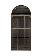 Nkuku Brass Imoma Iron Full Length Arch Mirror - Image 3 of 3