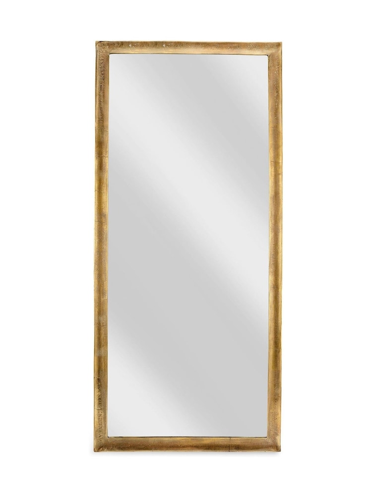Nkuku Brass Yadur Full Length Mirror - Image 2 of 2 Nkuku Brass Yadur Full Length Mirror - Image 2 of 2