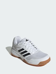 adidas White Speedcourt Indoor Shoes - Image 1 of 4