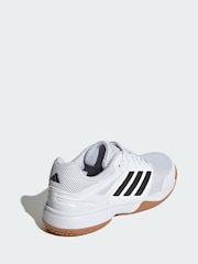 adidas White Speedcourt Indoor Shoes - Image 2 of 4