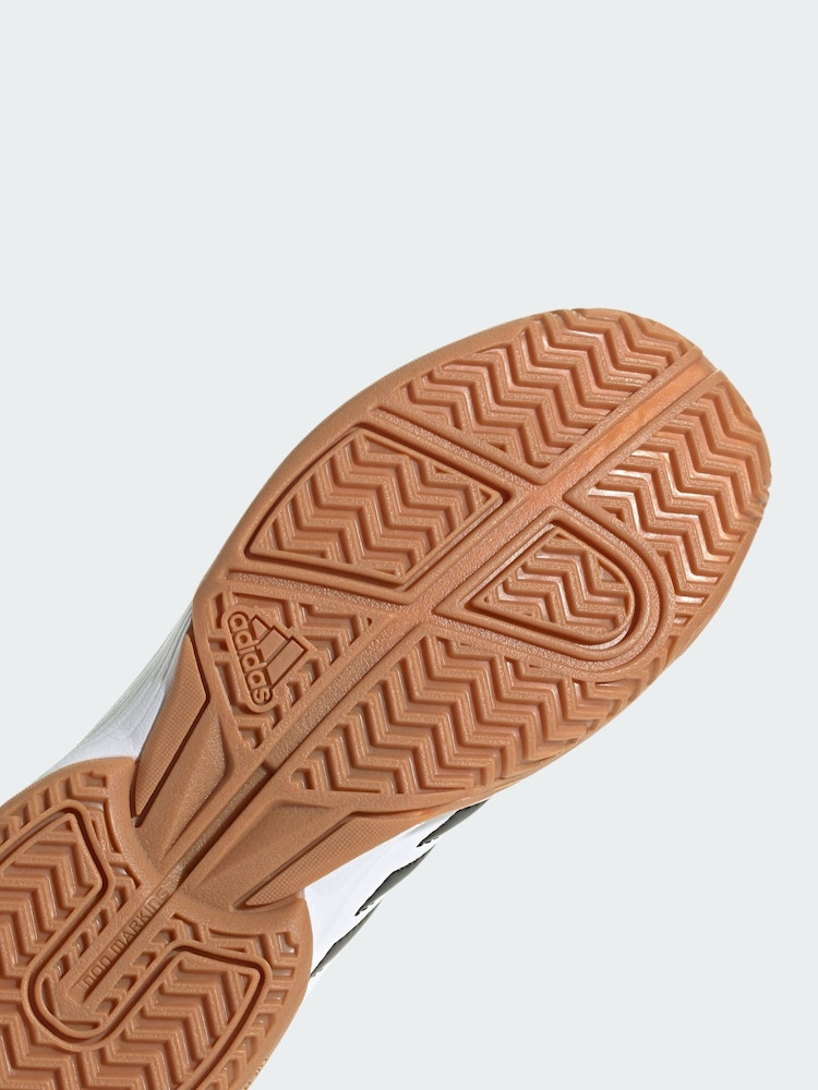 adidas White Speedcourt Indoor Shoes - Image 4 of 4
