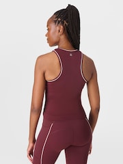 Sweaty Betty Red Leaf Athlete Crop Seamless Workout Tank Top - Image 3 of 7