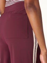 Sweaty Betty Red 32 inch inside seam Explorer Side Stripe Wide Leg 32" Trousers - Image 5 of 7