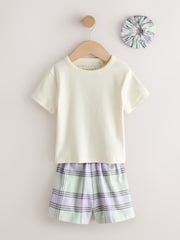 Lilac Purple Woven Bottom Pyjamas 2 Pack (3-16yrs) - Image 2 of 6