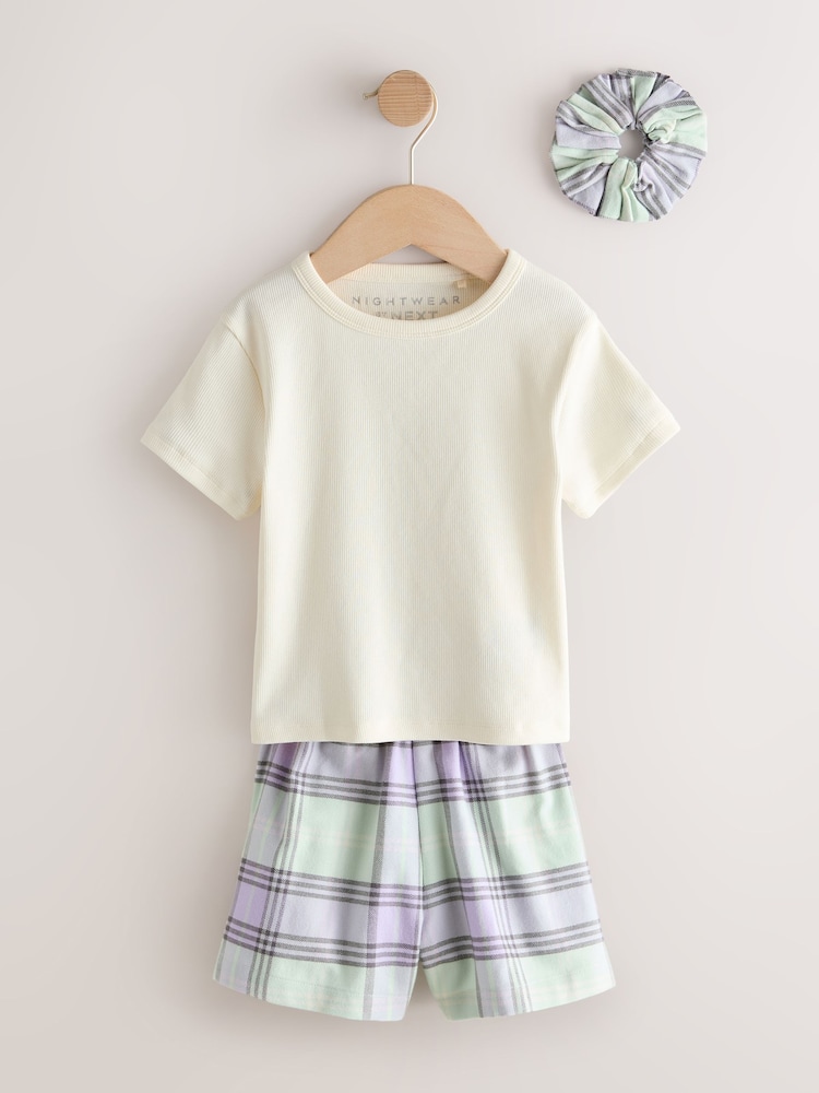 Lilac Purple Woven Bottom Pyjamas 2 Pack (3-16yrs) - Image 2 of 6