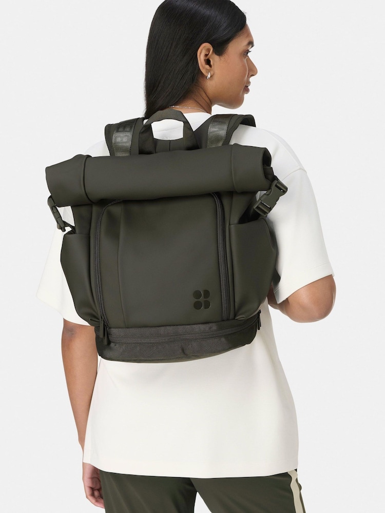 Sweaty Betty Green City Goer Backpack - Image 8 of 8