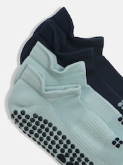 Sweaty Betty Blue Reformer Trainer Gripper Socks 2 Pack - Image 3 of 3