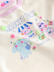 Pink Friends Like These Embroidered Detail Balloon Jumpsuit (3-16yrs) - Image 11 of 11