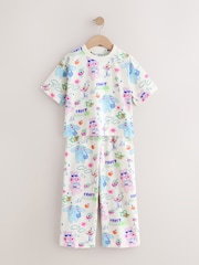 Pink Friends Like These Embroidered Detail Balloon Jumpsuit (3-16yrs) - Image 4 of 7