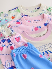 Pink Friends Like These Embroidered Detail Balloon Jumpsuit (3-16yrs) - Image 6 of 7