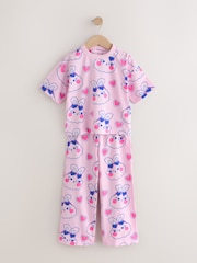 Pink Friends Like These Embroidered Detail Balloon Jumpsuit (3-16yrs) - Image 8 of 11