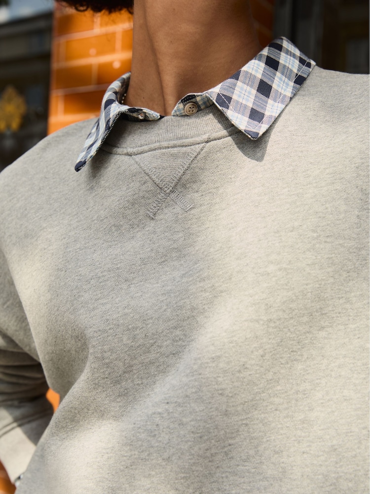 Baukjen Grey Blake Cropped Sweatshirt - Image 1 of 4 Baukjen Grey Blake Cropped Sweatshirt - Image 1 of 4