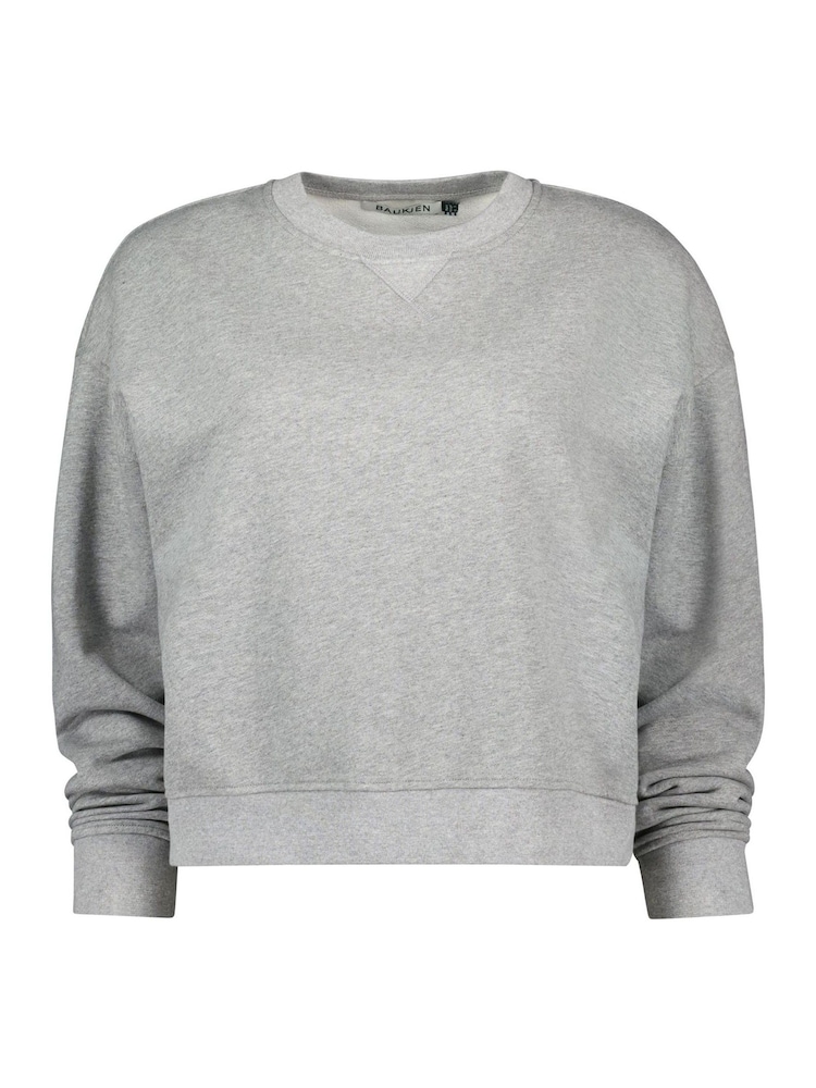 Baukjen Grey Blake Cropped Sweatshirt - Image 4 of 4 Baukjen Grey Blake Cropped Sweatshirt - Image 4 of 4