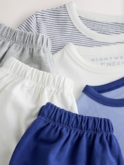 Blue Short Pyjamas 3 Pack (3-16yrs) - Image 7 of 7