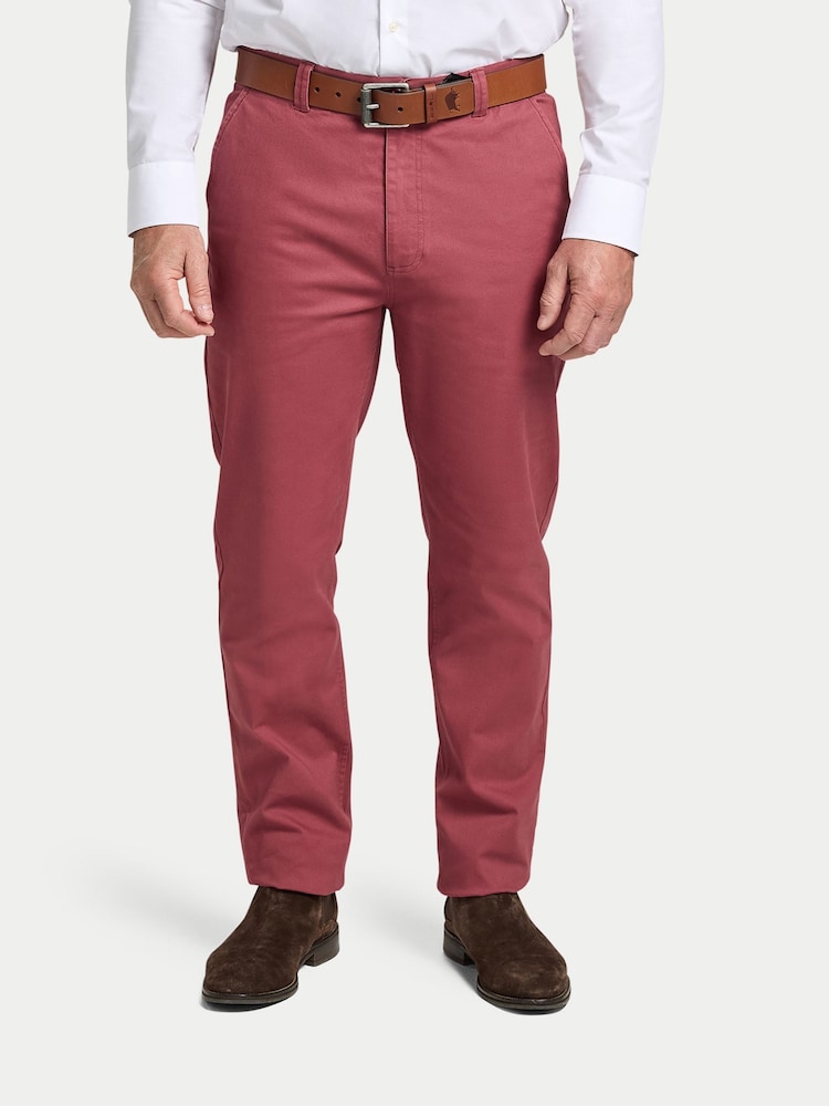 Raging Bull Red Classic Chino Trousers - Image 1 of 5 Raging Bull Red Classic Chino Trousers - Image 1 of 5