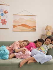 Orange/Pink Orange/Blue/Pink Wide Leg Pyjamas 3 Pack (3-16yrs) - Image 2 of 12