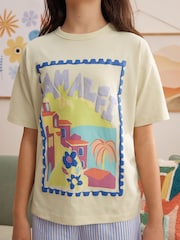 Orange/Pink Orange/Blue/Pink Wide Leg Pyjamas 3 Pack (3-16yrs) - Image 3 of 12