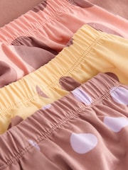 Brown/Yellow Short Pyjamas 3 Pack (3-16yrs) - Image 10 of 10