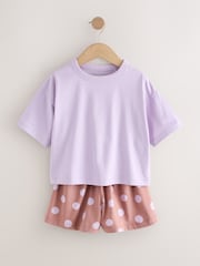 Brown/Yellow Short Pyjamas 3 Pack (3-16yrs) - Image 8 of 10