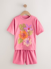 Purple/Orange Short Pyjamas 3 Pack (3-16yrs) - Image 10 of 12