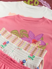 Purple/Orange Short Pyjamas 3 Pack (3-16yrs) - Image 12 of 12