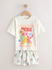 Purple/Orange Short Pyjamas 3 Pack (3-16yrs) - Image 9 of 12