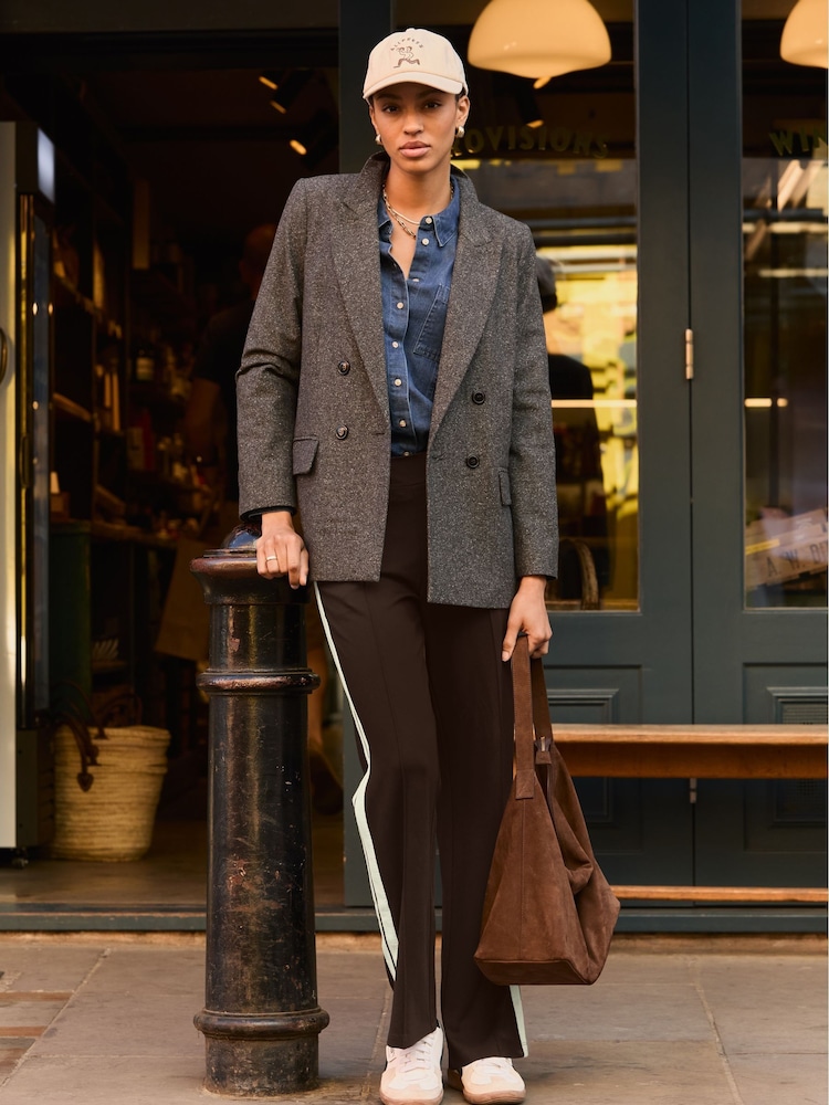 Baukjen Tippi 2.0 Side Stripe Brown Trousers - Image 4 of 4 Baukjen Tippi 2.0 Side Stripe Brown Trousers - Image 4 of 4