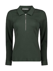 Baukjen Green Cotton Zip Sweat Top - Image 5 of 5