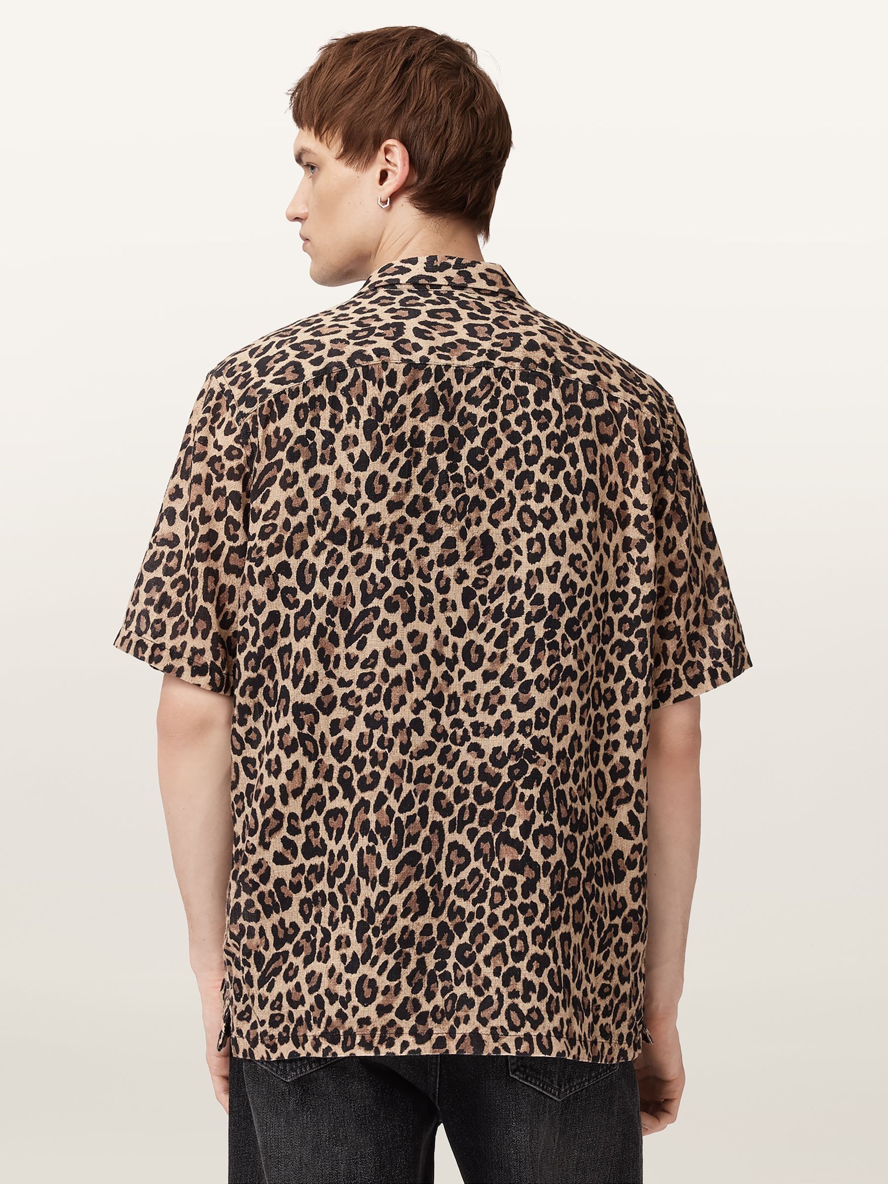 Buy AllSaints Brown Leopardone Short Sleeve Shirt from Next USA