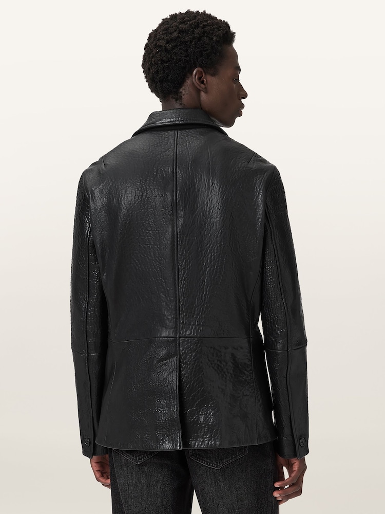 AllSaints Black Shadwell Blazer - Image 2 of 6