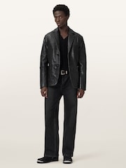 AllSaints Black Shadwell Blazer - Image 4 of 6