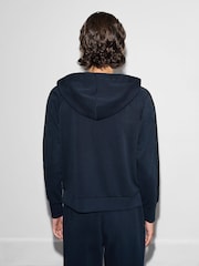French Connection Blue Wren Slv Trim Detail Hoodie - Image 2 of 4