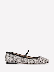 Boden Animal print Thea Mary Jane Ballet Flats - Image 2 of 5