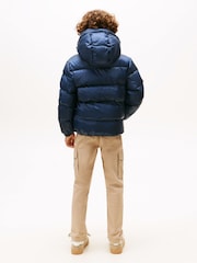 Tommy Hilfiger Blue Essential Down Puffer Jacket - Image 2 of 5