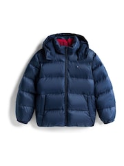 Tommy Hilfiger Blue Essential Down Puffer Jacket - Image 5 of 5