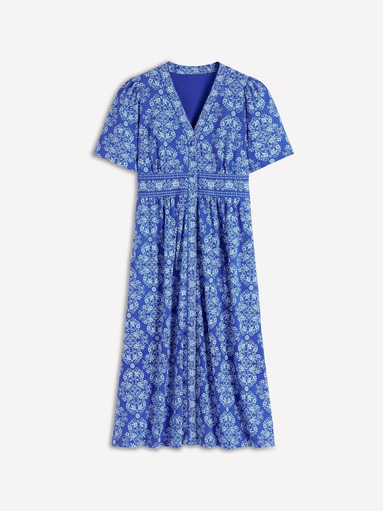 Boden Blue Natalia Jersey Tea Dress - Image 5 of 5 Boden Blue Natalia Jersey Tea Dress - Image 5 of 5
