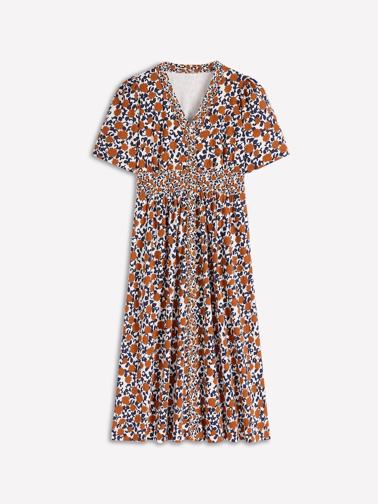 Boden Brown Natalia Jersey Tea Dress - Image 1 of 1 Boden Brown Natalia Jersey Tea Dress - Image 1 of 1