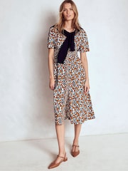 Boden Brown Natalia Jersey Tea Dress - Image 4 of 6