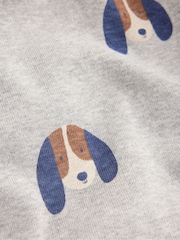 Boden Grey Snug Twin Pack Pyjamas - Image 3 of 3