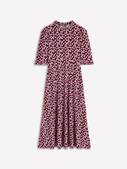 Boden Ruffle Seamed Midi Dress - صورة 1 من 1