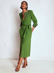 Vestido Boden Pippa Broderie Jersey - Imagem 3 de 6
